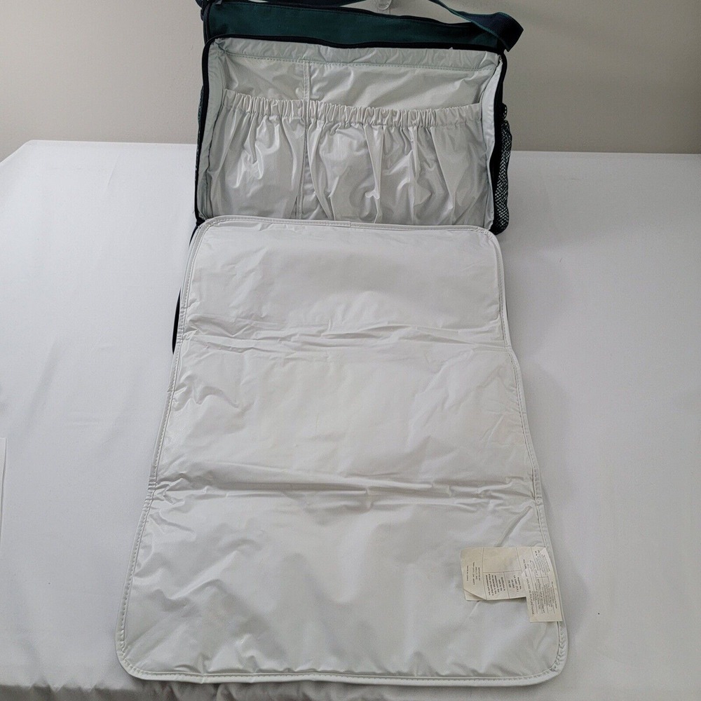 Fisher Price Diaper Bag Retro 90's Vintage Baby Insulated Green w/Fold Out Pad - Picture 6 of 16